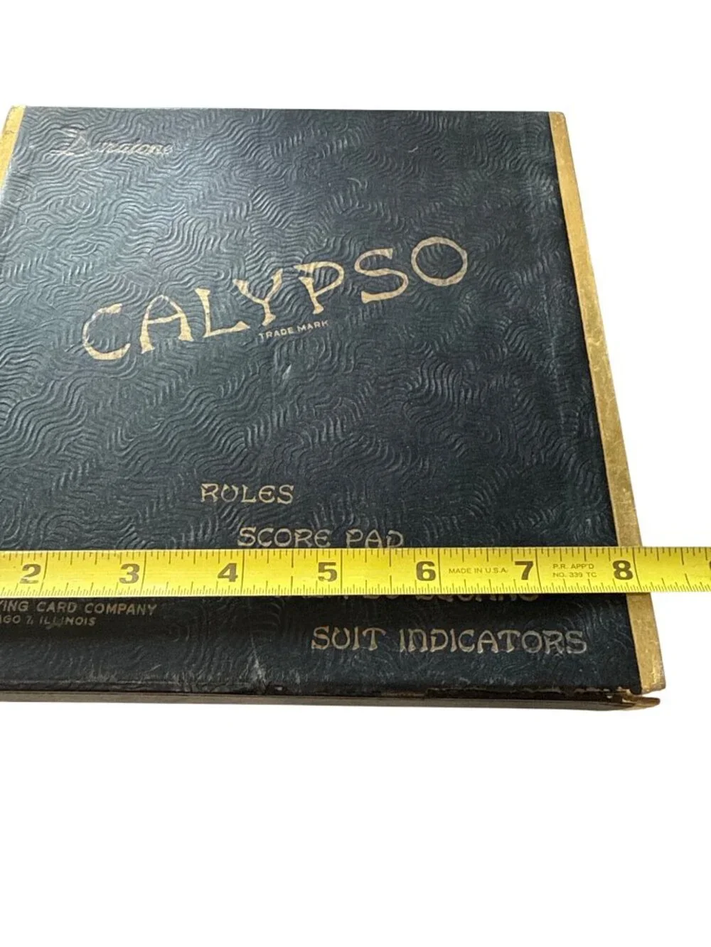 Calypso 1955 Duratone Card Game Set With Rules Score Pad & Suit Indicators - Picture 7 of 8